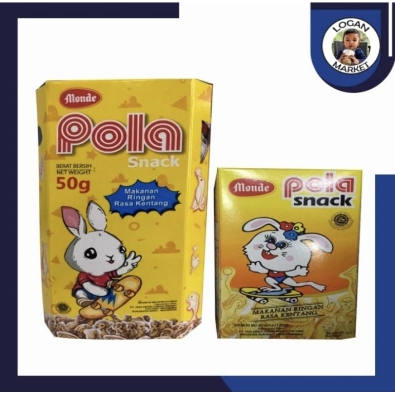 Monde Pola Snack 2 Pilihan Berat 25gr 25gram 25 gram 50gr 50 gram