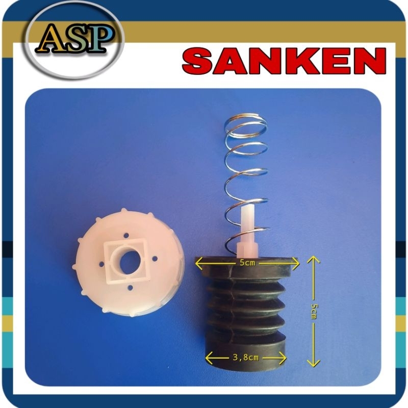 sil pembuangan mesin cuci sanken 2 Tabung set tutup