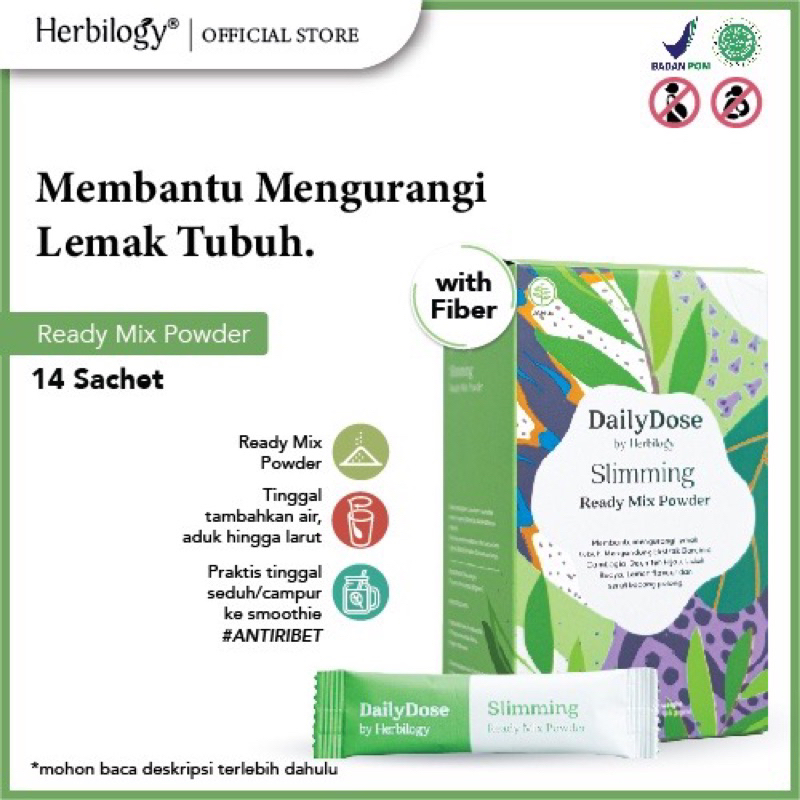 

Herbilogy Daily Dose Slimming With Fiber - Ready Mix Powder