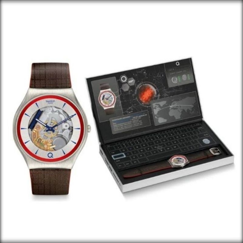 Original 100% SWATCH SS07Z102 Jam tangan Pria Analog - Swatch James Bond No Time To Die Limited