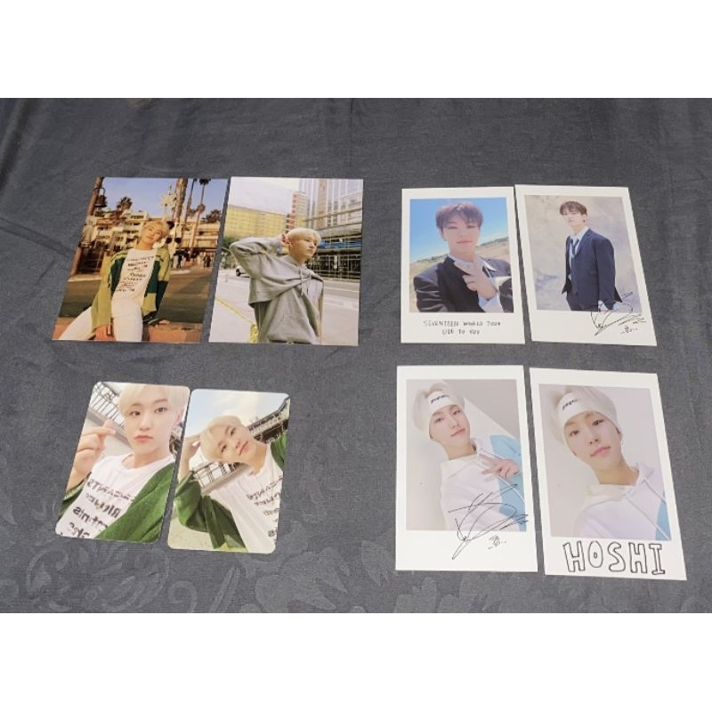 Photocard Hoshi Seventeen world tour Ode to you, seventeen 4th fan meeting, kihno hanggrae