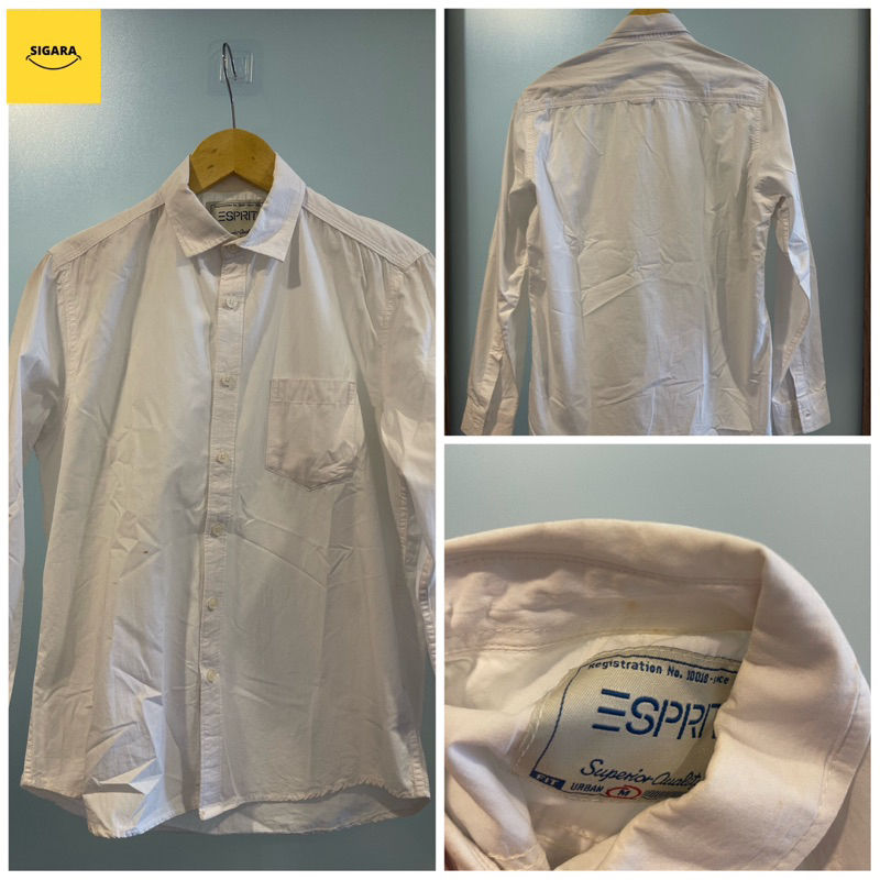 [ Preloved/ Second hand/ Branded/ Original] Kemeja pria lengan panjang ESPRIT 100% Authentic