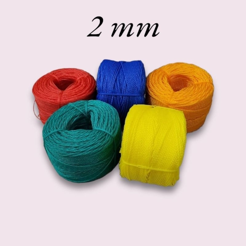 

Tali Tambang Kecil 2 mm / Tambang PE 2 mm per Roll/ Tali Lato Lato