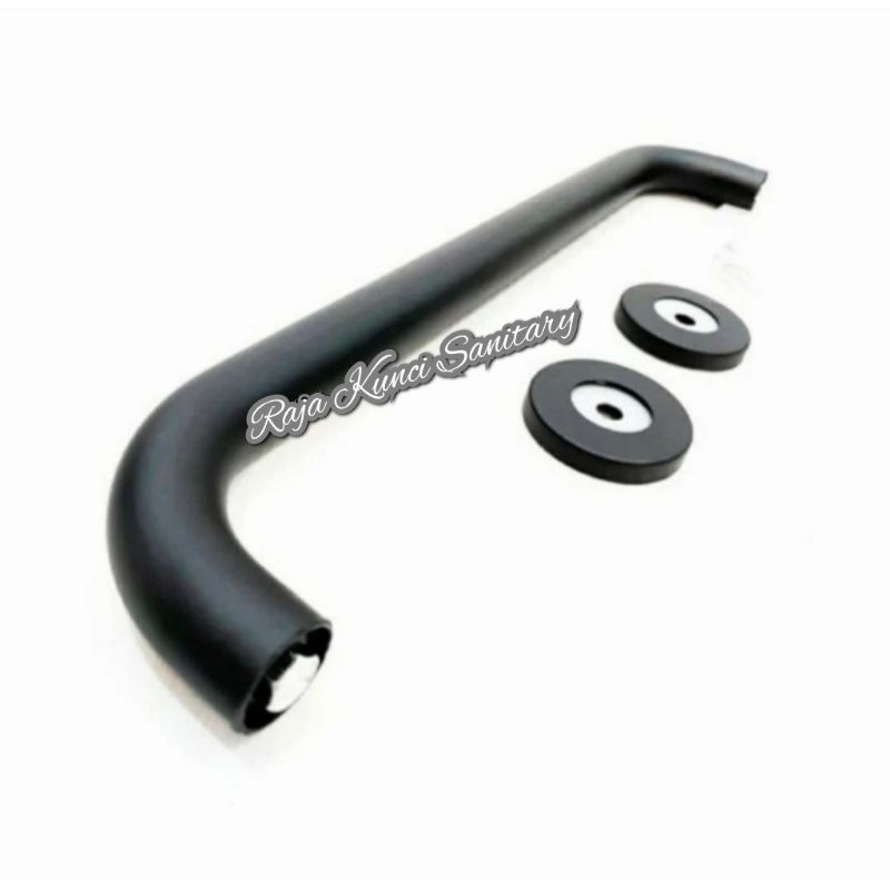 Pegangan Bathub HITAM 60cm Stianless Pegangan Kamar Mandu Bakip