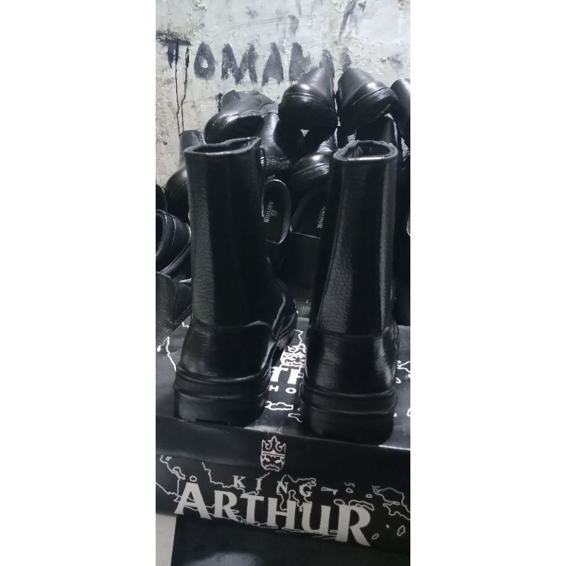 KING ARTHUR SAFETY SHOES [KA 095] 100% DI BIKIN DENGAN KULIT SAPI ASLI