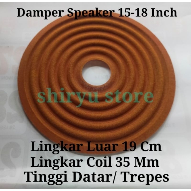 Damper Speaker 15 18 Inch Spider 19Cm 19 Cm 190Mm Coil 35 Mm Datar Trepes Impor