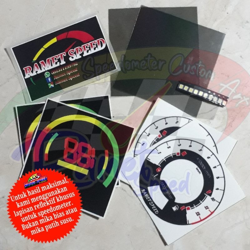Polarizer stiker panel speedometer honda cs1