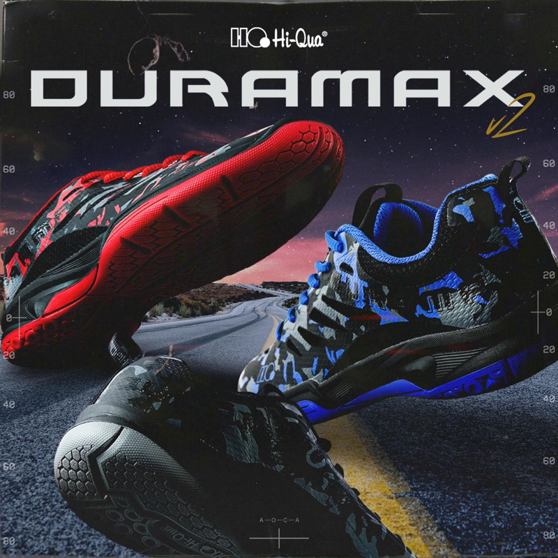 New Ready Stock  Sepatu Badminton Hiqua Duramax Original