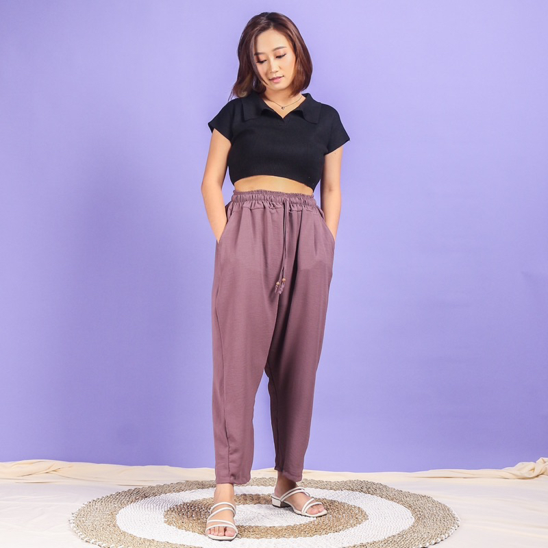 BAGGY PANTS CRINKLE PREMIUM/CELANA LUNA PANTS CRINKLE JUMBO PREMIUM/CRINKLE PANTS WANITA