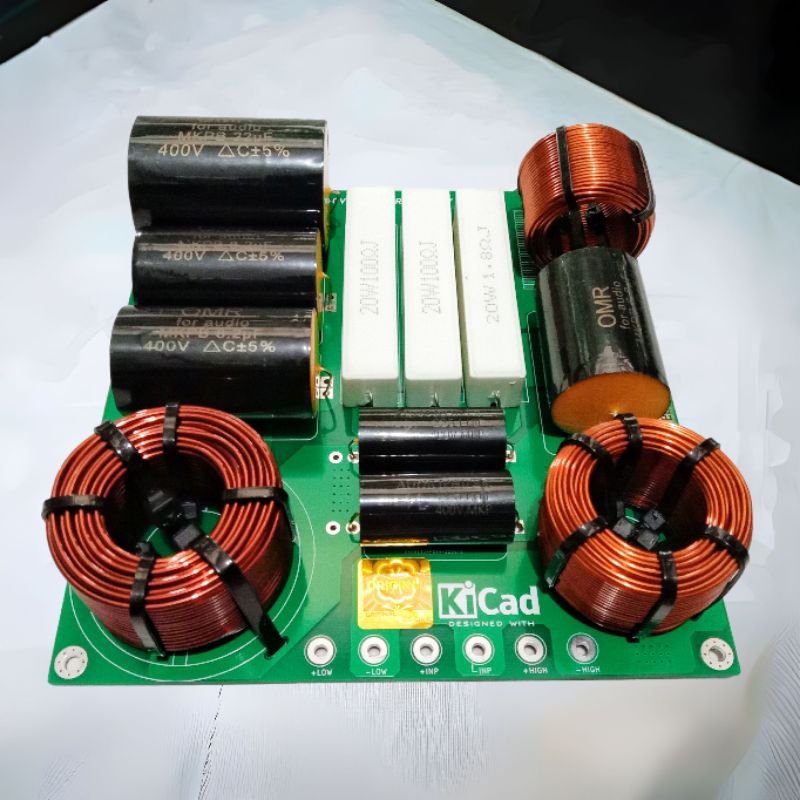 Crossover pasif 2 way balap mid high