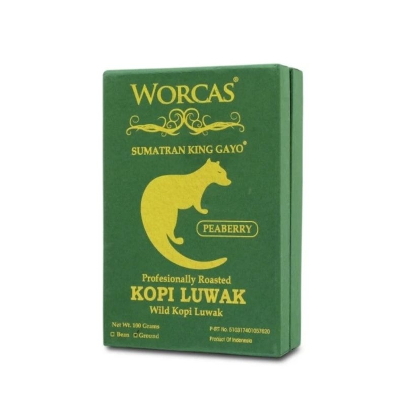 

Kopi Luwak Liar Peaberry Gayo Box Medium