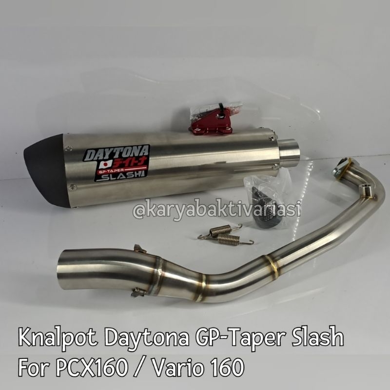 KNALPOT DAYTONA GP-TAPER FOR PCX160 & VARIO 160