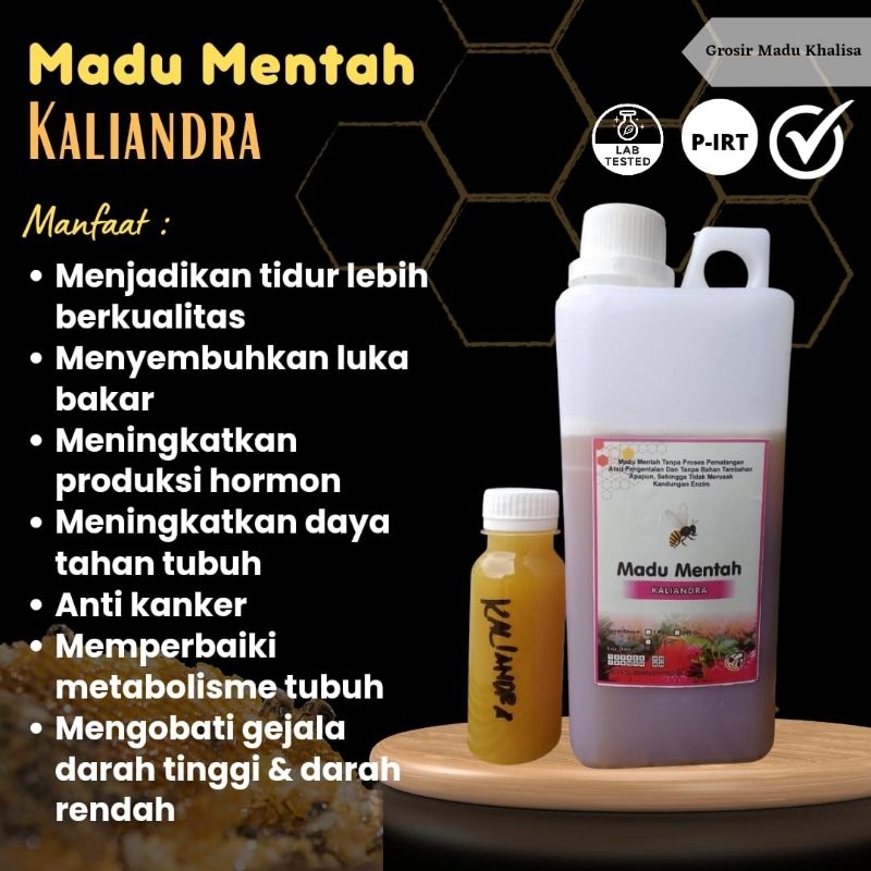 

Madu Murni Kaliandra | Madu Mentah Amanah Asli 100 % Original