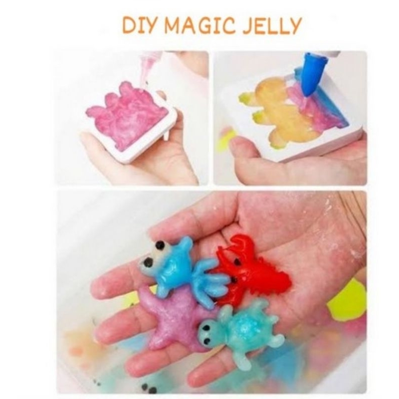 DIY Magic Jelly, DIY Water Magic Jelly, Jelly Toy
