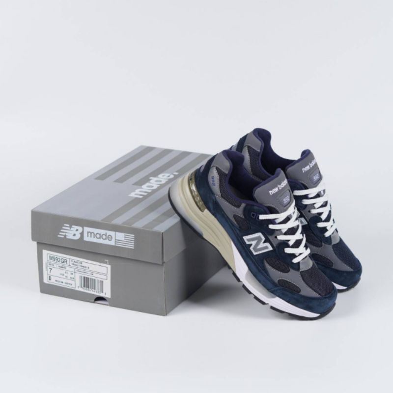 NB New Balance 992 M992NV Navy Grey unisex 100% Original BNIB