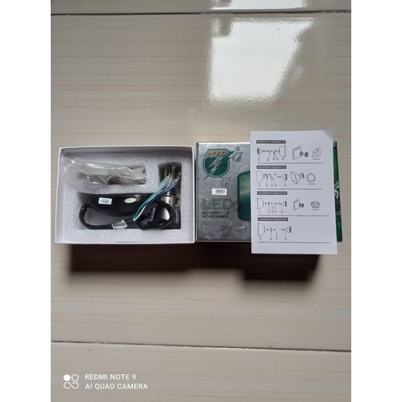 Lampu led Rtd M02H 4sisi 42watt all motor original