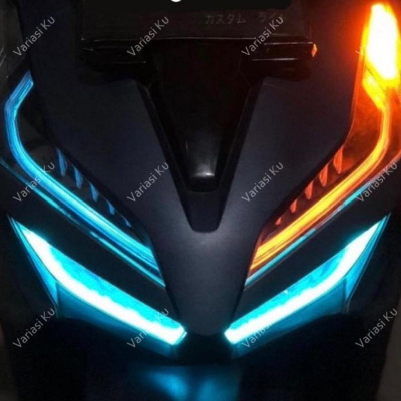 Lampu Led Alis Running Slim 30 Cm Senja Welcome Nyala Ungu Biru merah Ice blue Pink Hijau Putih Sen Running Kuning 2 Mode Untuk Mobil Motor 12 volt