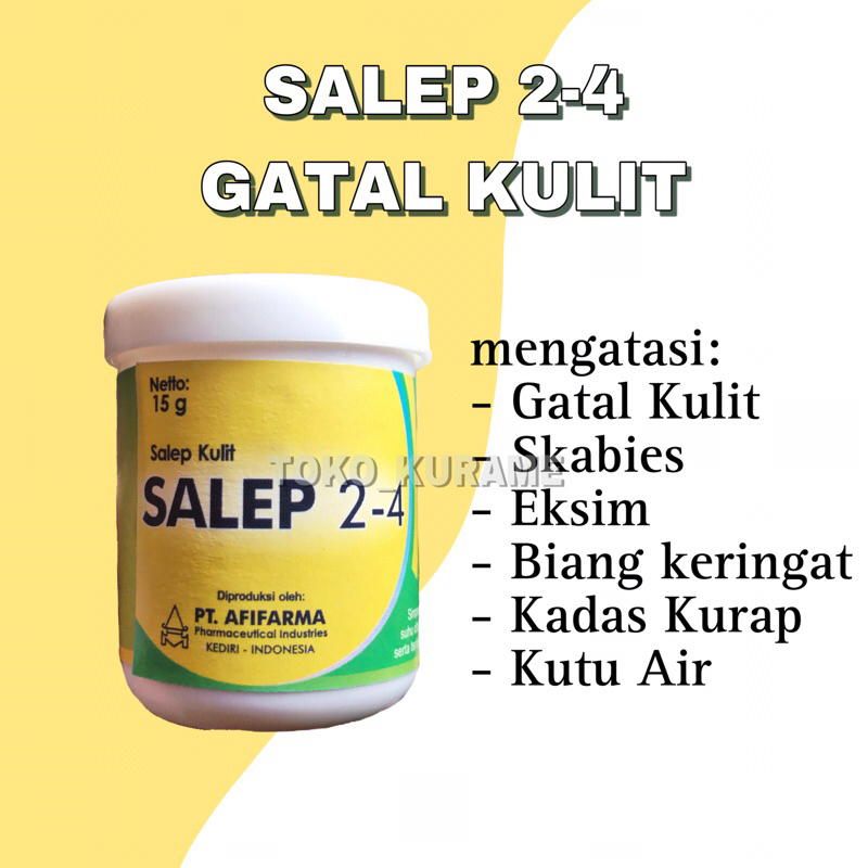 SALEP 2-4 GATAL KULIT SALEP AFIFARMA