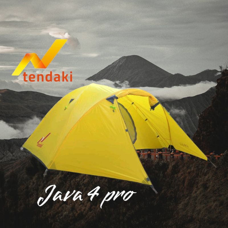 TENDAKI •Grosir Tenda Dome Termurah •Tendaki •Java 4 Pro •BORNEO 4 •Java 4 Light •Arundaya 4+ Air •NSM 4 •Moluccas 4 pro •Kapasitas 4 Orang •T210 Ripstop 3000mm Double Layer