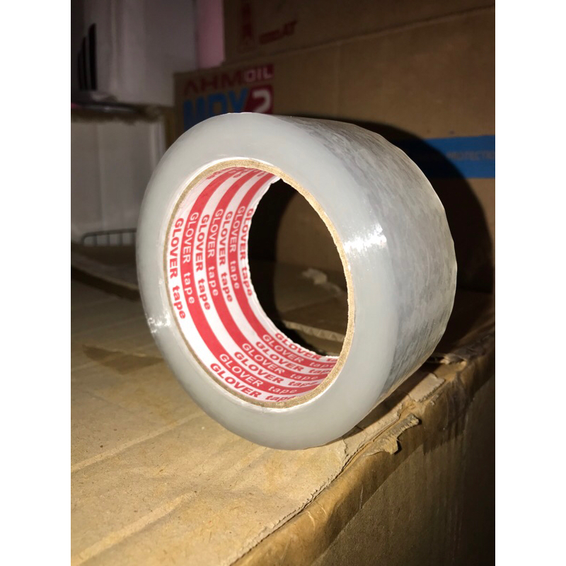 

Lakban bening 45mm x 100 yard Glover Tape kualitas Daimaru