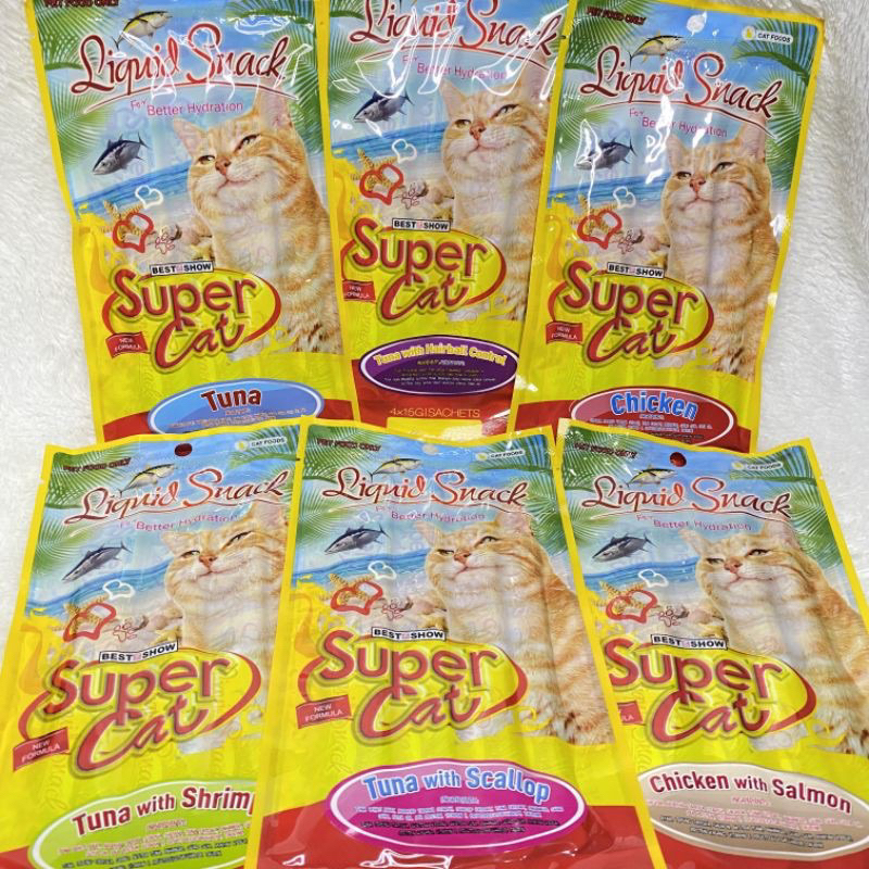 Snack Kucing SuperCat isi 4/Pack