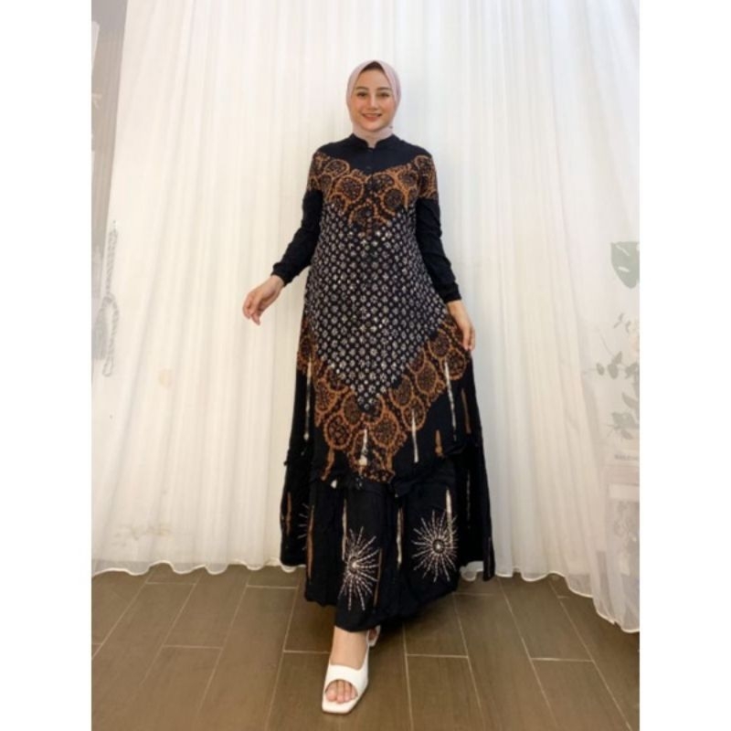 GAMIS TWILL ORI KANCING SUSUN TUMPUK