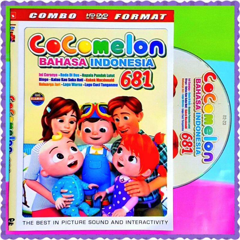 KASET KARTUN ANAK ANAK COCOMELON BAHASA INDONESIA - KASET FILM COCOMELON BAHASA INDONESIA - KASET FI