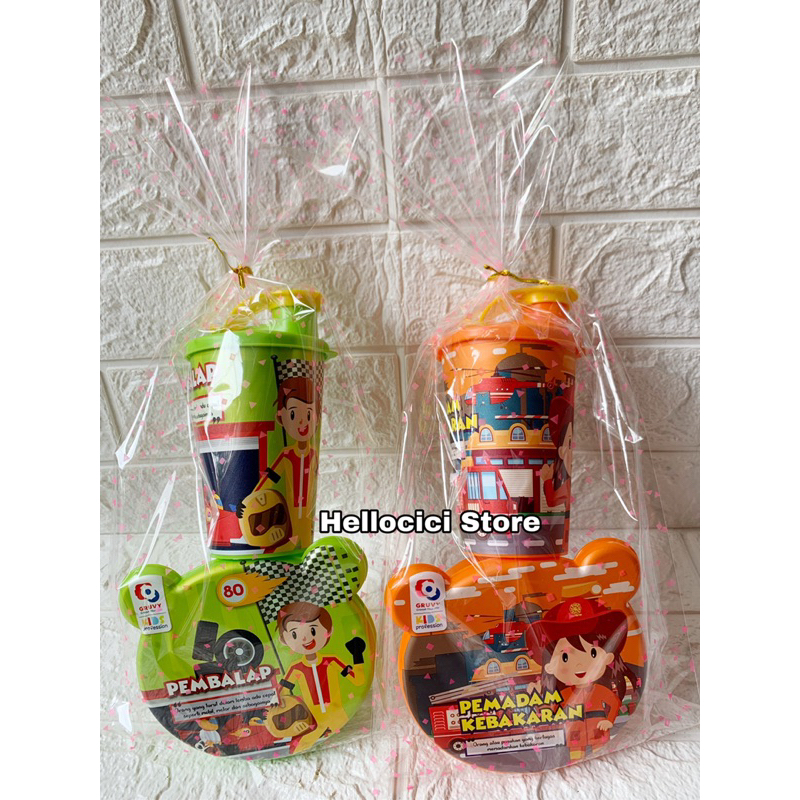

PARCEL LUNCH BOX SENADA + TUMBLER KEMASAN ANAK ULTAH