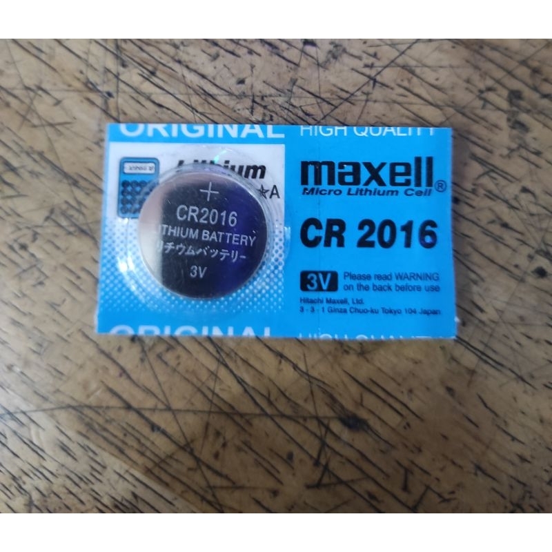 Baterai Battery Batere Maxell CR2016 3V