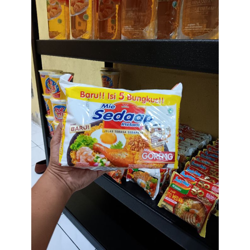 

Mie sedap goreng kemasan isi 5 bungkus