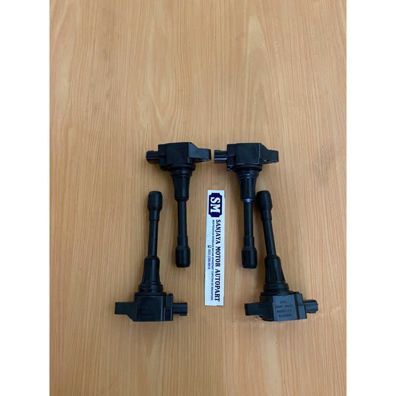 koil kuil coil busi nissan livina grand livina 1.5 1500cc 1set 4pc original