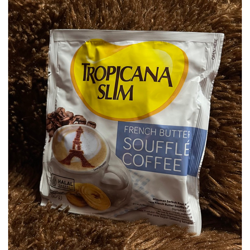 

Tropicana Slim French Butter Souffle Coffe persachet