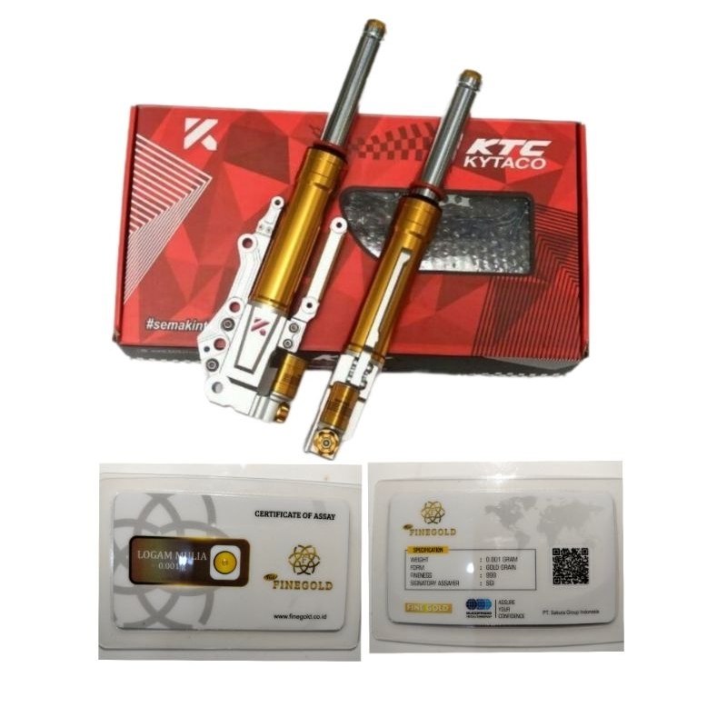 SHOCK DEPAN USD UPSIDE DOWN NMAX OLD NMAX NEW KTC VARIO 125 150 BEAT SCOOPY KYTACO ORIGINAL Fre Loga