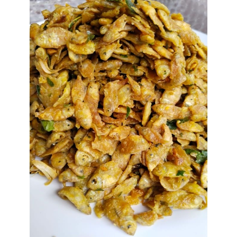 

500gr Kripik Baby Fish baby fish krispi pedas daun jeruk