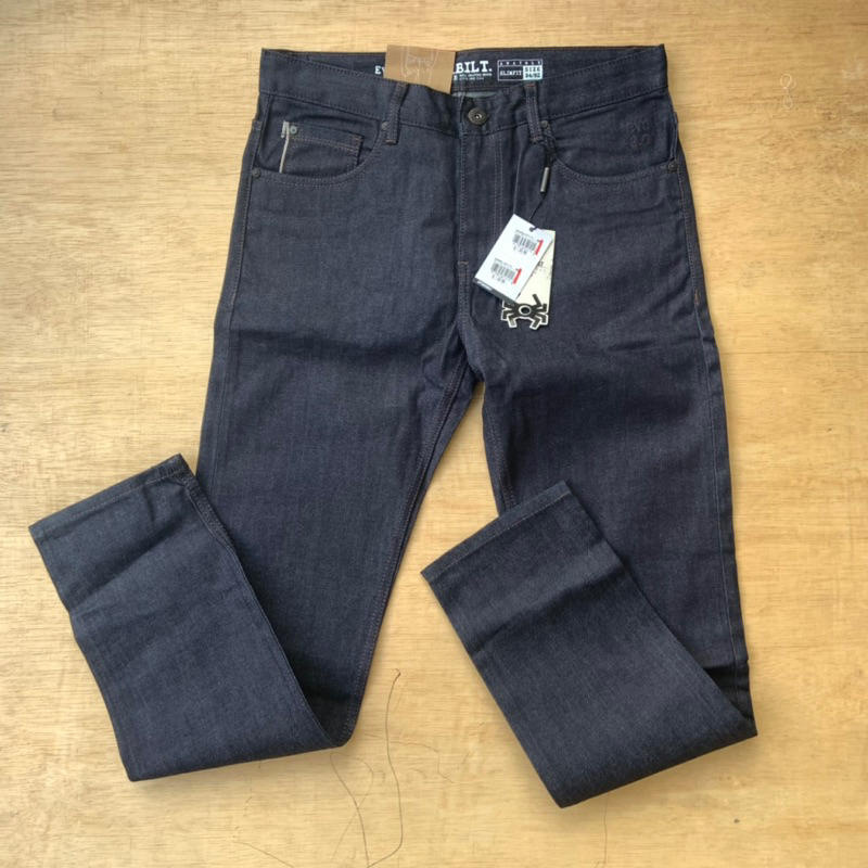 SPYDERBILT celana panjang jeans evo denim 3.0 ANATOLY selvedge SLIMFIT NAVY NEW ORIGINAL 100%