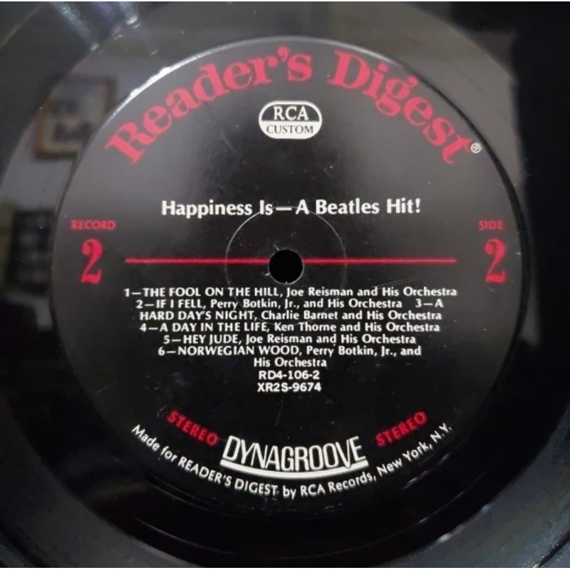 Vinyl Piringan Hitam 12 inch Happiness Is - Beatles Hits