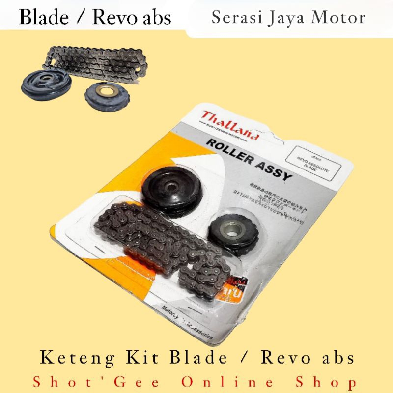 RANTAI KETENG + ROL KETENG BLADE / REVO ABS