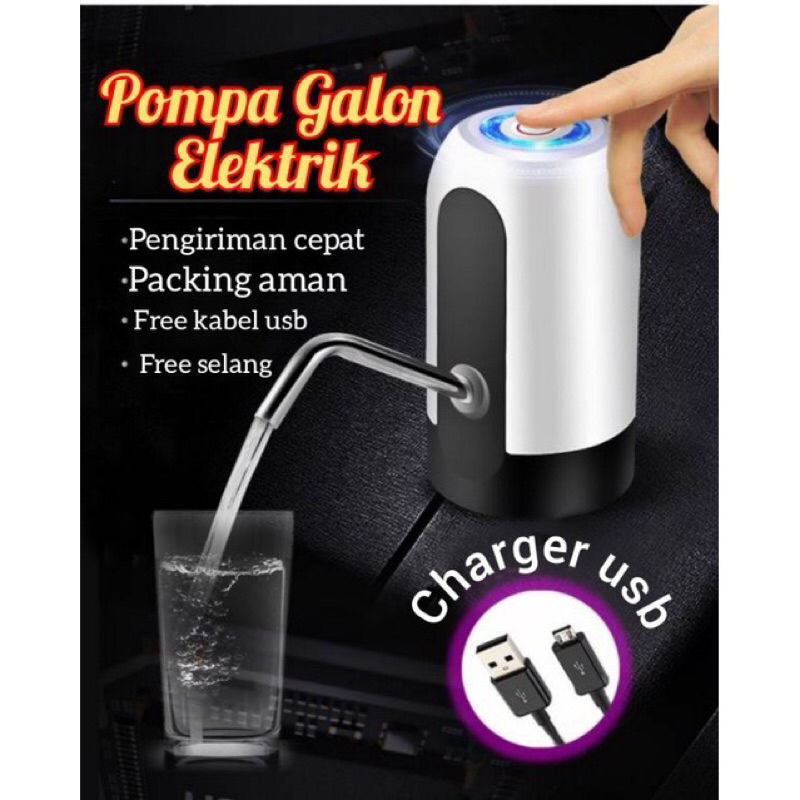 Pompa Pencetan Air Galon Otomatis Electrik Elektrik Dispenser Aqua Galon