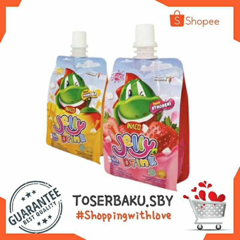 

Inaco Jelly Drink 120g × 5 Pcs / Nata decoco / Agen Snack Murah Surabaya