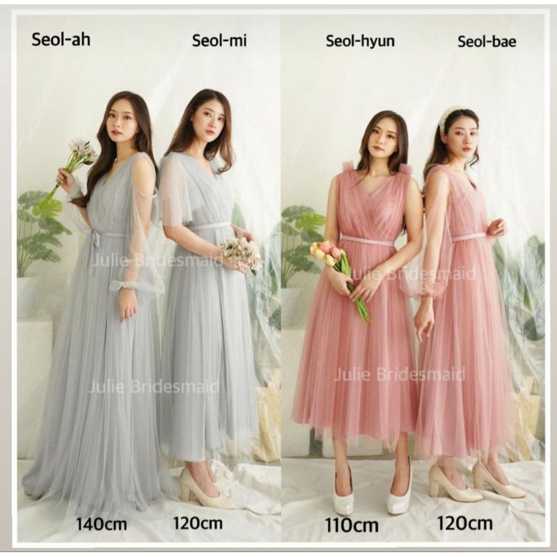 Seol Mi by Julie Bridesmaid. Dress Prewedding, Bridesmaid, Sister Dress, Tile Dress, Tulle Dress, Ba