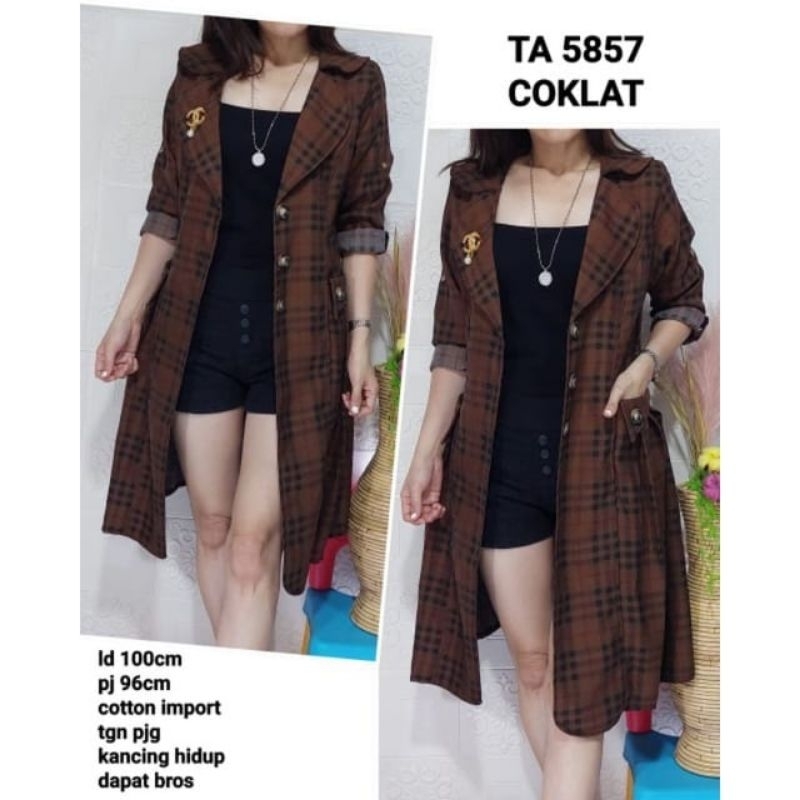 ROSSE OFFICIAL LONG BLAZER KOTAK BB IMPORT BANGKOK PREMIUM (FREE BROSS CANTIK)
