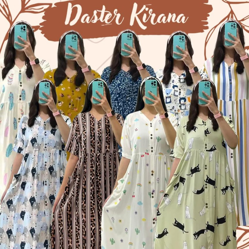 DASTER KIRANA | HOMEDRESS CANTIK | DASTER KEKINIAN