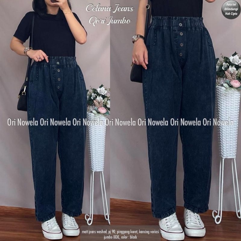 Jeans Qori jumbo by Nowela ori