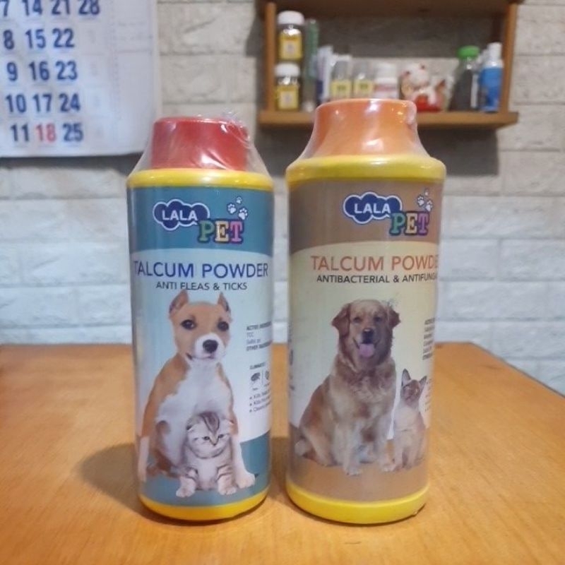 Bedak kucing anti kutu dan anti jamur lala pet