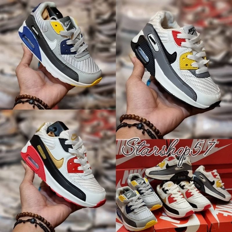 COD| SEPATU ANAK NIKE AIR MAX 90 KIDS SEPATU IMPORT BNIB MURAH BERKUALITAS