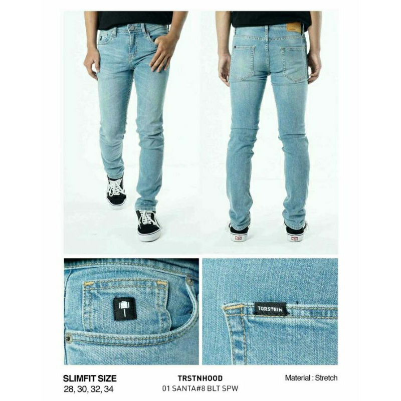 TORSTEIN DENIM LONG PANTS | CELANA JEANS PANJANG TORSTEIN " 01 SANTA" ORIGINAL