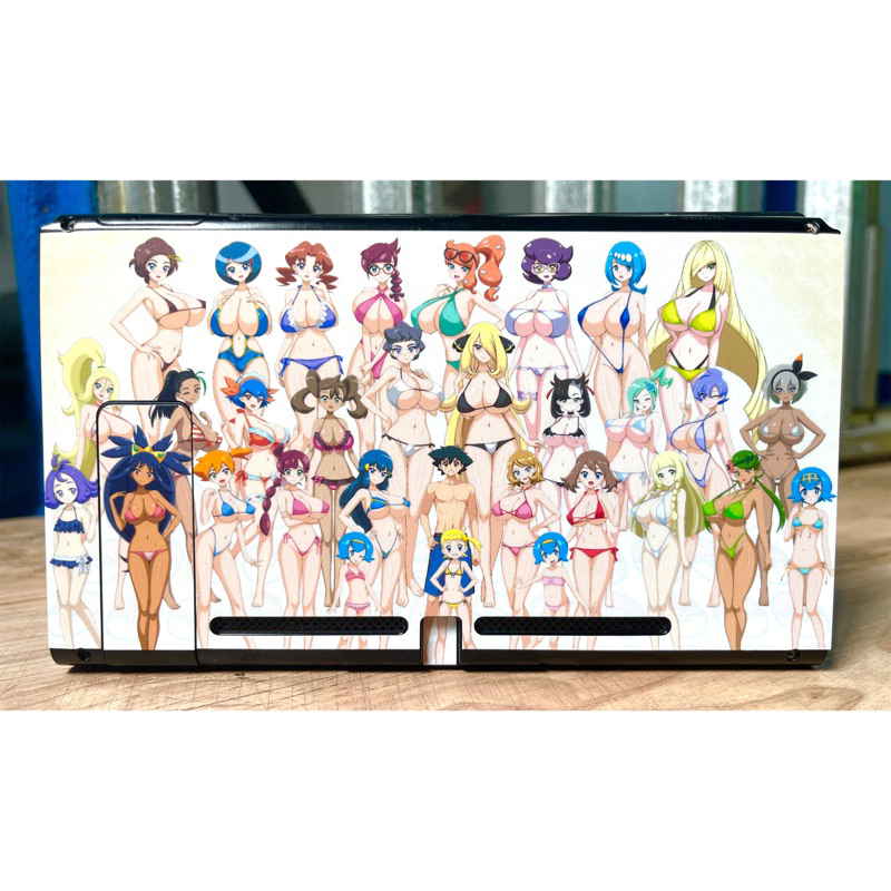 Skin Tablet Belakang Nintendo Switch Versi 1/2 Pokemon Trainers