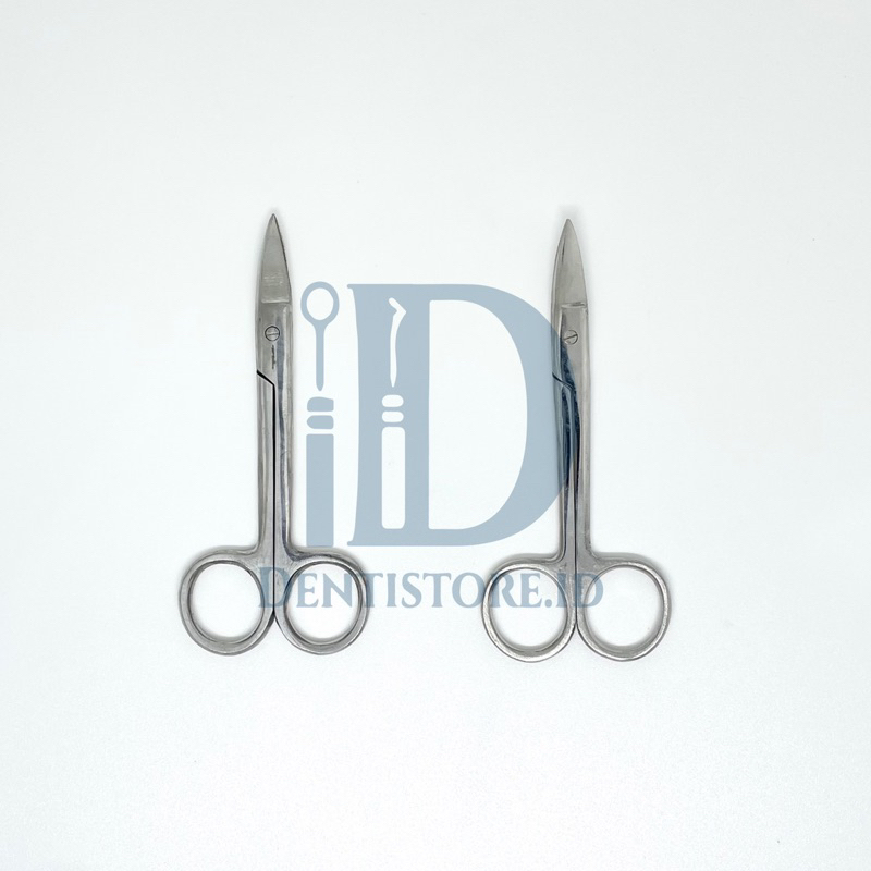 Dental Gunting SSC Stainless Steel Crown Gigi Anak Gunting Mahkota Gigi Anak Straight Bend Lurus Ben