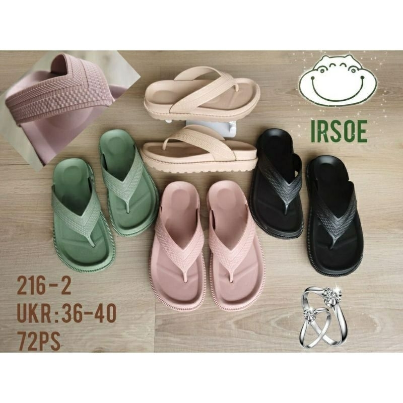 Sandal wanita dewasa, Sandal jepit jelly, Sendal karet
