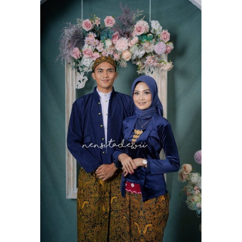 [Navy] Baju Prewed Instan / Baju Adat Jawa, Kd: N/SPD01A